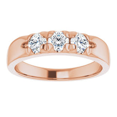 14K Rose 3/4 CTW Natural Diamond Anniversary Band 14K Rose 3/4 CTW Natural Diamond Anniversary Band