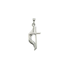 Sterling Silver Methodist Cross Pendant Sterling Silver Methodist Cross Pendant