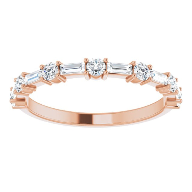 14K Rose 1/2 CTW Lab-Grown Diamond Anniversary Band 14K Rose 1/2 CTW Lab-Grown Diamond Anniversary Band