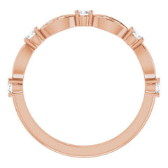 14K Rose 1/3 CTW Lab-Grown Diamond Anniversary Band 14K Rose 1/3 CTW Lab-Grown Diamond Anniversary Band