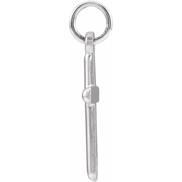 14K White Cross Pendant 14K White Cross Pendant