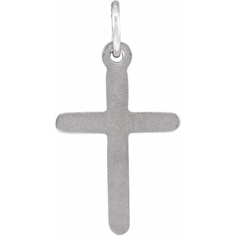 14K White Cross Pendant 14K White Cross Pendant