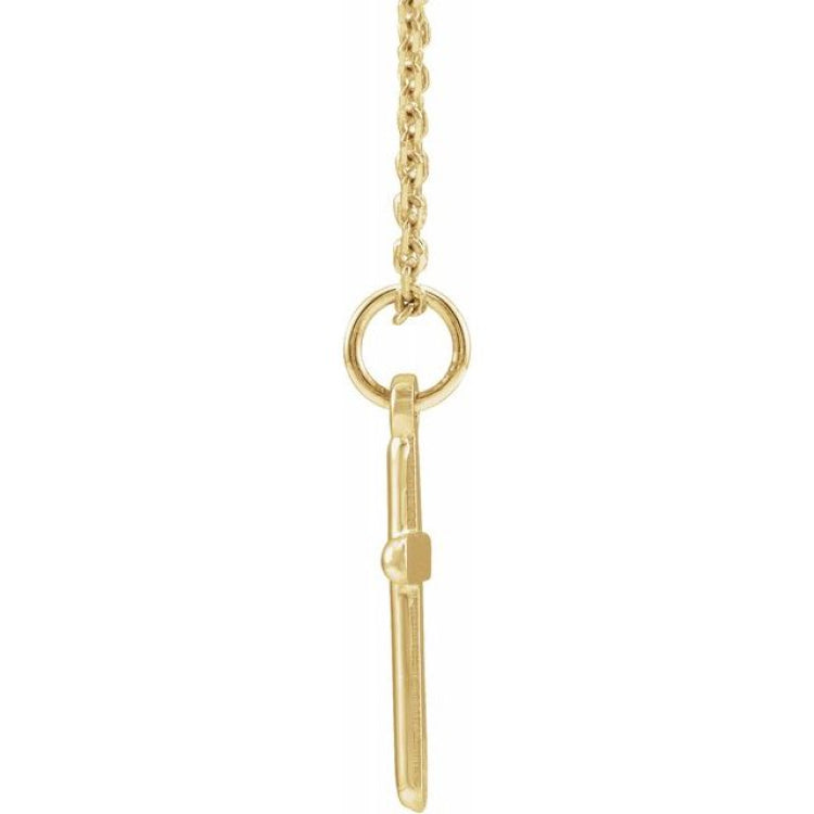 14K Yellow Cross 18" Necklace 14K Yellow Cross 18" Necklace
