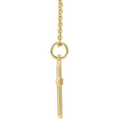 14K Yellow Cross 18" Necklace 14K Yellow Cross 18" Necklace