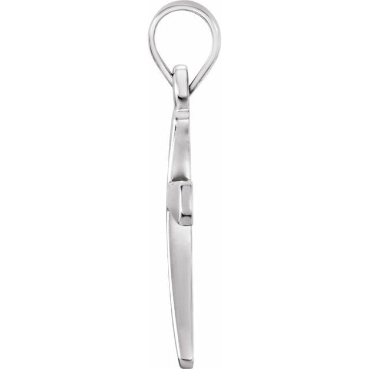 14K White Cross Pendant 14K White Cross Pendant