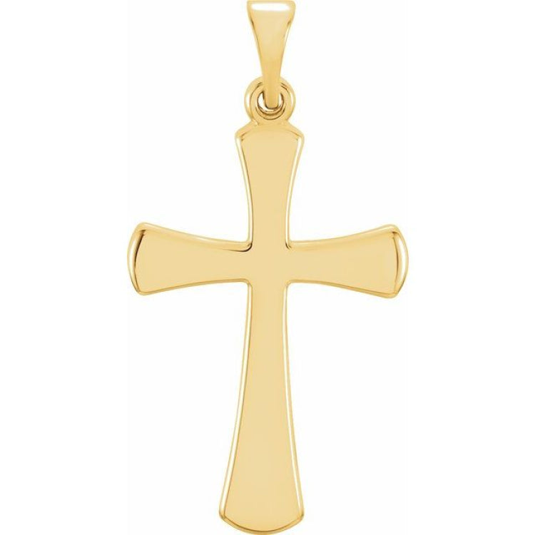 18K Yellow Cross Pendant 18K Yellow Cross Pendant