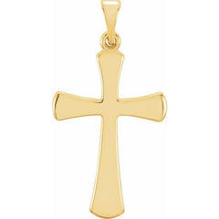 18K Yellow Cross Pendant 18K Yellow Cross Pendant