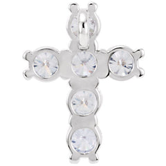 14K White 1/2 CTW Natural Diamond Cross Pendant 14K White 1/2 CTW Natural Diamond Cross Pendant