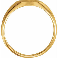 10K Yellow Oval Signet Ring 10K Yellow Oval Signet Ring