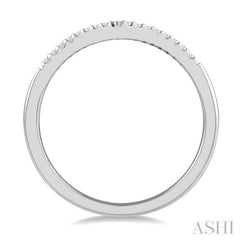 1/10 Ctw Chevron Round Cut Diamond Petite Ring in 14K White Gold 1/10 Ctw Chevron Round Cut Diamond Petite Ring in 14K White Gold