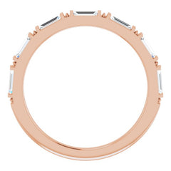 14K Rose 3/8 CTW Natural Diamond Anniversary Band 14K Rose 3/8 CTW Natural Diamond Anniversary Band