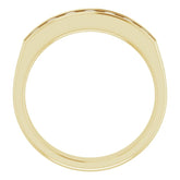 14K Yellow 3/4 CTW Natural Diamond Band