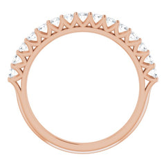 14K Rose 1/2 CTW Lab-Grown Diamond Anniversary Band 14K Rose 1/2 CTW Lab-Grown Diamond Anniversary Band