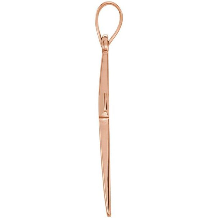 14K Rose Cross Pendant 14K Rose Cross Pendant