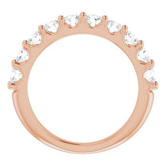 14K Rose 1 1/5 CTW Natural Diamond Anniversary Band 14K Rose 1 1/5 CTW Natural Diamond Anniversary Band