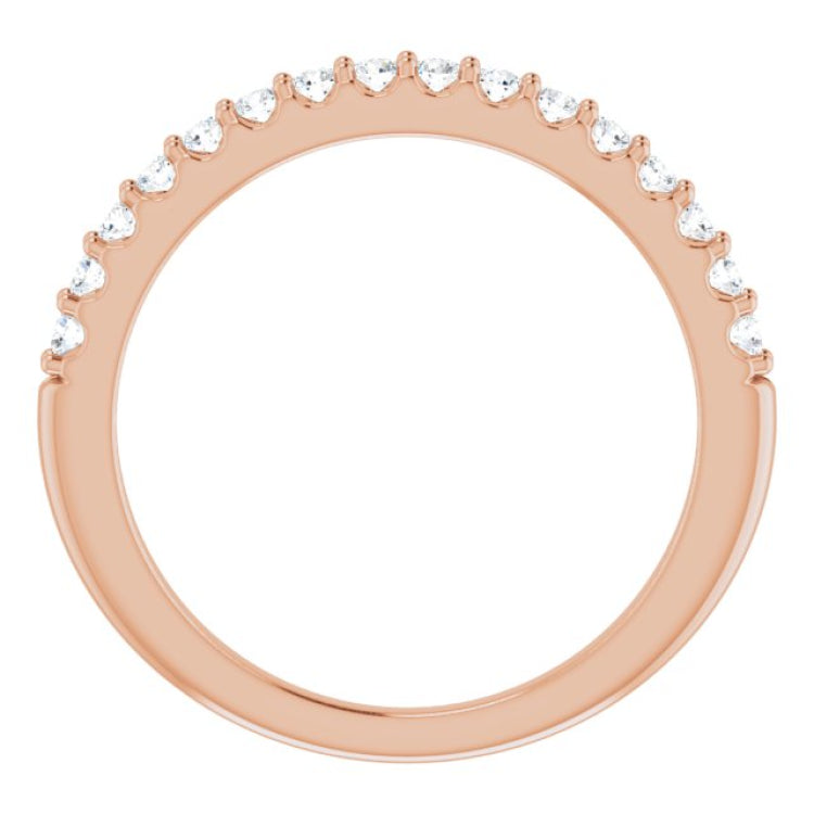 14K Rose 1/4 CTW Natural Diamond Anniversary Band 14K Rose 1/4 CTW Natural Diamond Anniversary Band