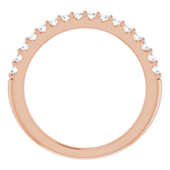 14K Rose 1/4 CTW Natural Diamond Anniversary Band 14K Rose 1/4 CTW Natural Diamond Anniversary Band