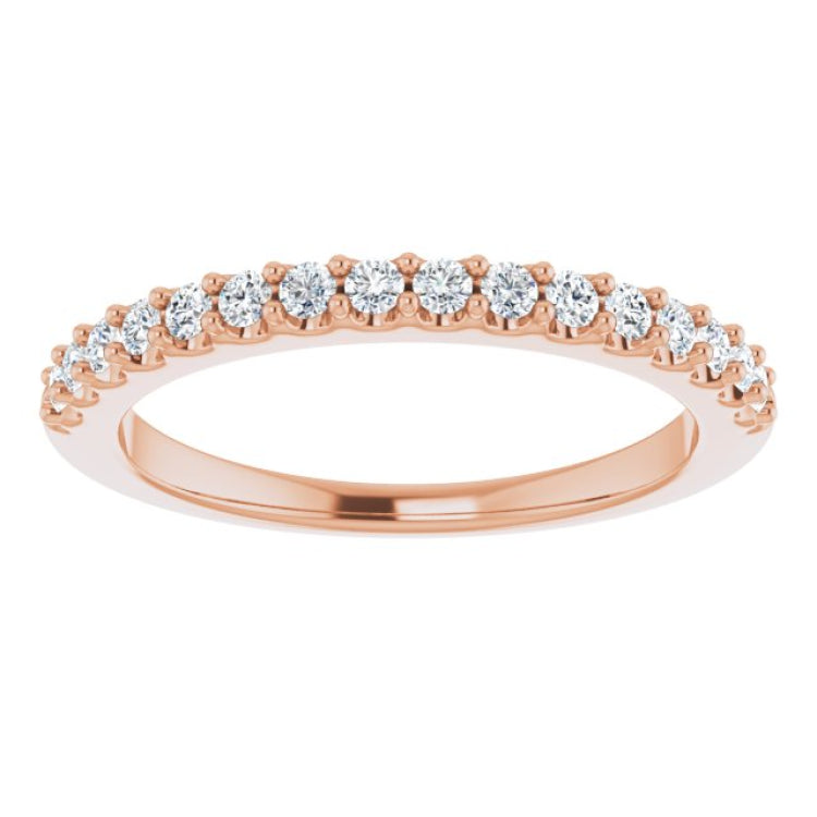 14K Rose 1/4 CTW Natural Diamond Anniversary Band 14K Rose 1/4 CTW Natural Diamond Anniversary Band
