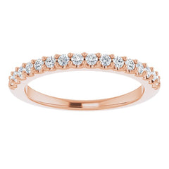 14K Rose 1/4 CTW Natural Diamond Anniversary Band 14K Rose 1/4 CTW Natural Diamond Anniversary Band