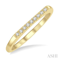 1/20 ctw Bar Top Round Cut Diamond Stackable Petite Ring in 10K Yellow Gold 1/20 ctw Bar Top Round Cut Diamond Stackable Petite Ring in 10K Yellow Gold
