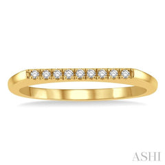 1/20 ctw Bar Top Round Cut Diamond Stackable Petite Ring in 10K Yellow Gold 1/20 ctw Bar Top Round Cut Diamond Stackable Petite Ring in 10K Yellow Gold