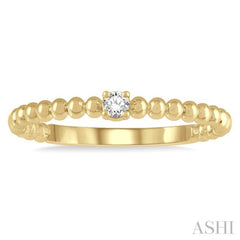 1/20 Ctw Ball Bead Shank Round Cut Diamond Petite Promise Ring in 10K Yellow Gold 1/20 Ctw Ball Bead Shank Round Cut Diamond Petite Promise Ring in 10K Yellow Gold