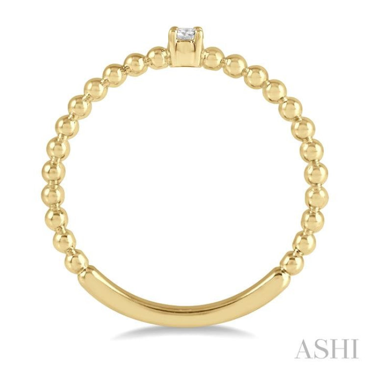 1/20 Ctw Ball Bead Shank Round Cut Diamond Petite Promise Ring in 10K Yellow Gold 1/20 Ctw Ball Bead Shank Round Cut Diamond Petite Promise Ring in 10K Yellow Gold