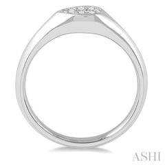 1/10 Ctw Pear Shape Lovebright Diamond Ring in 14K White Gold 1/10 Ctw Pear Shape Lovebright Diamond Ring in 14K White Gold