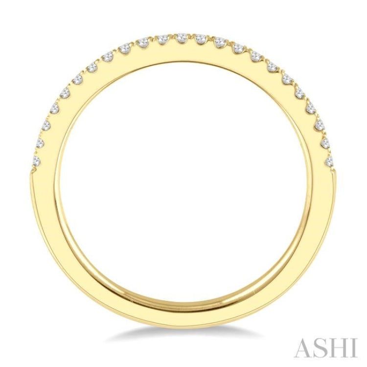 1/6 ctw Round Cut Diamond Stack Band in 14K Yellow Gold 1/6 ctw Round Cut Diamond Stack Band in 14K Yellow Gold