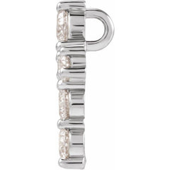 14K White 3/4 CTW Lab-Grown Diamond Pendant 14K White 3/4 CTW Lab-Grown Diamond Pendant