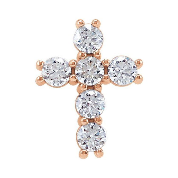 14K Rose 1/3 CTW Lab-Grown Diamond Pendant 14K Rose 1/3 CTW Lab-Grown Diamond Pendant