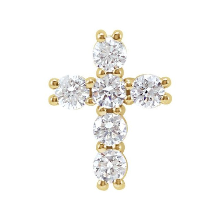 14K Yellow 1/4 CTW Lab-Grown Diamond Pendant 14K Yellow 1/4 CTW Lab-Grown Diamond Pendant