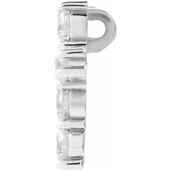 14K White 1/3 CTW Lab-Grown Diamond Pendant 14K White 1/3 CTW Lab-Grown Diamond Pendant