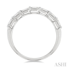 1 Ctw East-West Emerald Cut Diamond Fashion Band in 14K White Gold 1 Ctw East-West Emerald Cut Diamond Fashion Band in 14K White Gold