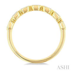 3/4 Ctw East-West Emerald Cut Bezel Diamond Fashion Band in 14K Yellow Gold 3/4 Ctw East-West Emerald Cut Bezel Diamond Fashion Band in 14K Yellow Gold
