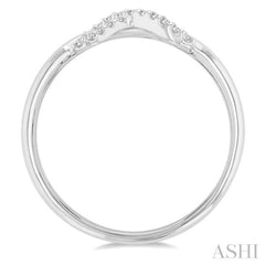 1/10 Ctw Infinity Petite Round Cut Diamond Fashion Ring in 10K White Gold 1/10 Ctw Infinity Petite Round Cut Diamond Fashion Ring in 10K White Gold