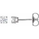 14K White 1/3 CTW Natural Diamond Earrings