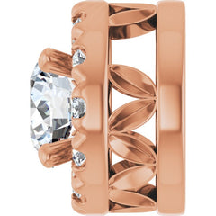 14K Rose 1/3 CTW Lab Grown Diamond Pendant 14K Rose 1/3 CTW Lab Grown Diamond Pendant