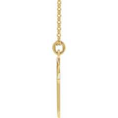 18K Yellow Gold-Plated Sterling Silver Cross 18" Necklace 18K Yellow Gold-Plated Sterling Silver Cross 18" Necklace