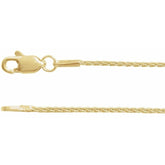 14K Yellow Gold-Filled 1.5 mm Wheat 18" Chain
