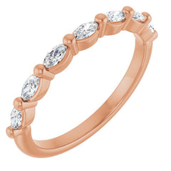 14K Rose 1/3 CTW Lab-Grown Diamond Anniversary Band 14K Rose 1/3 CTW Lab-Grown Diamond Anniversary Band