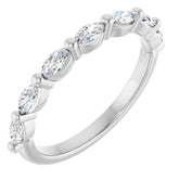 Platinum 3/8 CTW Lab-Grown Diamond Anniversary Band