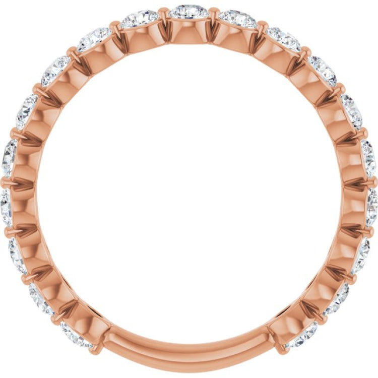 14K Rose 1 1/6 CTW Lab-Grown Diamond Anniversary Band 14K Rose 1 1/6 CTW Lab-Grown Diamond Anniversary Band