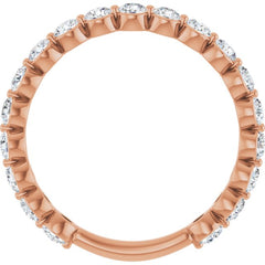 14K Rose 1 1/6 CTW Lab-Grown Diamond Anniversary Band 14K Rose 1 1/6 CTW Lab-Grown Diamond Anniversary Band