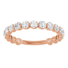 14K Rose 1 1/6 CTW Lab-Grown Diamond Anniversary Band 14K Rose 1 1/6 CTW Lab-Grown Diamond Anniversary Band