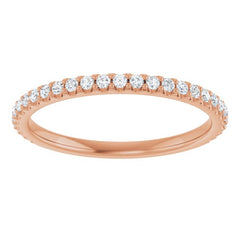 14K Rose 1/4 CTW Lab-Grown Diamond Anniversary Band 14K Rose 1/4 CTW Lab-Grown Diamond Anniversary Band