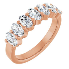 14K Rose 1 1/3 CTW Lab-Grown Diamond Anniversary Band 14K Rose 1 1/3 CTW Lab-Grown Diamond Anniversary Band