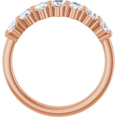 14K Rose 1 1/3 CTW Lab-Grown Diamond Anniversary Band 14K Rose 1 1/3 CTW Lab-Grown Diamond Anniversary Band