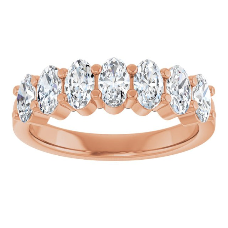 14K Rose 1 1/3 CTW Lab-Grown Diamond Anniversary Band 14K Rose 1 1/3 CTW Lab-Grown Diamond Anniversary Band