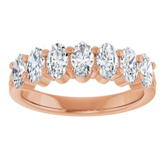 14K Rose 1 1/3 CTW Lab-Grown Diamond Anniversary Band 14K Rose 1 1/3 CTW Lab-Grown Diamond Anniversary Band